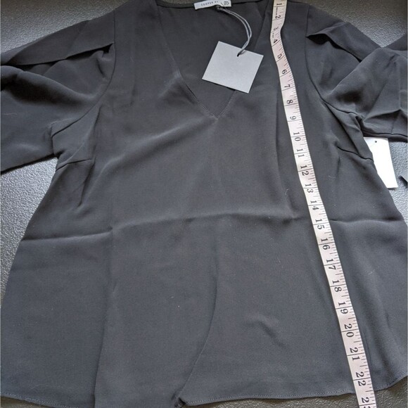 COOPER ST WILD AT HEART Black V-Neck Relaxed Fit Top USA Size 4 - Picture 6 of 12